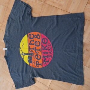 The Pete & Mike Band tee shirt men's size medium gray
